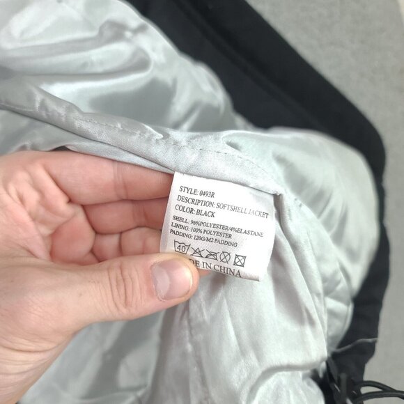 Refrigiwear Jacket Womens Medium Black Full Zip Insulated Warm NTG - Picture 12 of 12